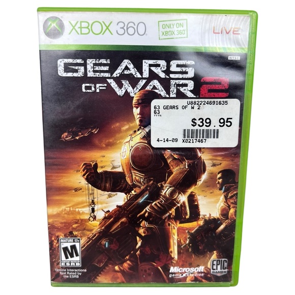 Gears of War 2 (Xbox 360, 2008) Video Game - Picture 1 of 4